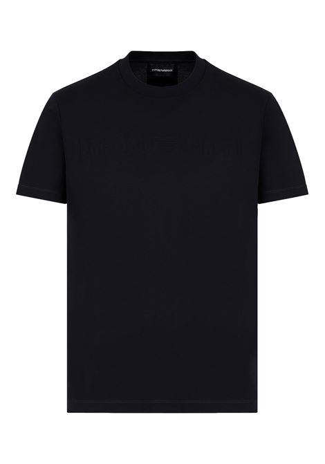 Jersey T-shirt with jacquard logo EMPORIO ARMANI | T-shirt | 8N1TD2 1JGYZ0974